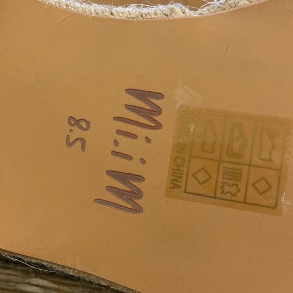 Mi.im black leather loafer style shoe size 8.5 - Picture 7 of 7